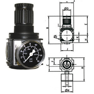 3463GT - RIDUTTORI PER ARIA COMPRESSA "VARIOBLOC" - Orig. Ewo