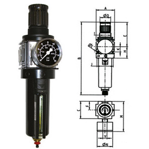 3463GZA - FILTRO-RIDUTTORE IN GRUPPO PER ARIA COMPRESSA "VARIOBLOC" - Orig. Ewo